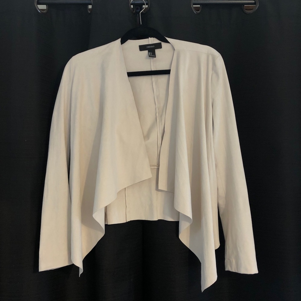 Light cream/muted pink light jacket